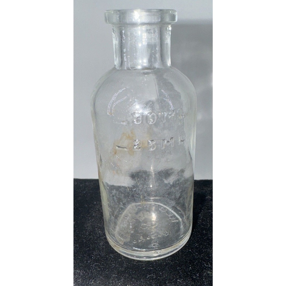 Serum Apothecary Bottle Small 3" Tall Vintage NEUTRAGLAS N-51A #5